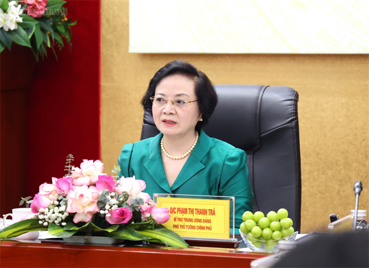 Phó Thủ tướng Phạm Thị Thanh Trà (Ảnh: VGP).