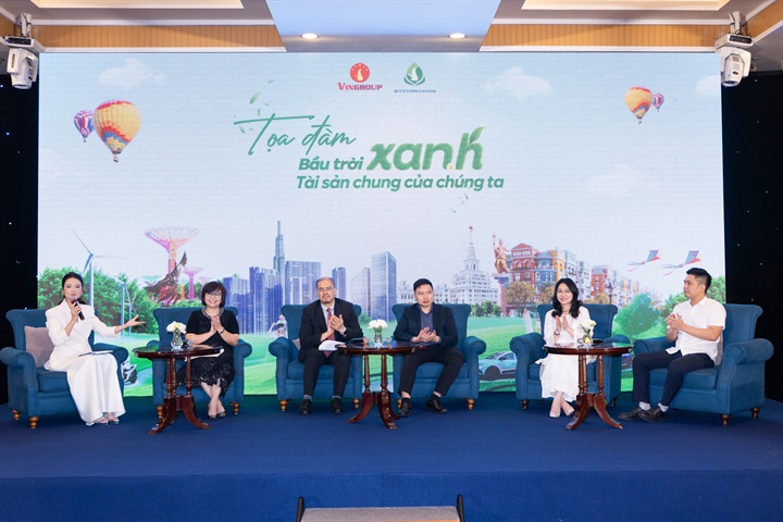 Các diễn giả chia sẻ tại tọa đàm. Nguồn ảnh Vingroup