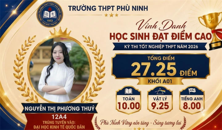 Trường THPT Phù Ninh (Phú Thọ): Niềm tự hào từ "mùa vàng, trái ngọt”, hân hoan bước vào năm học thứ 64 - 1