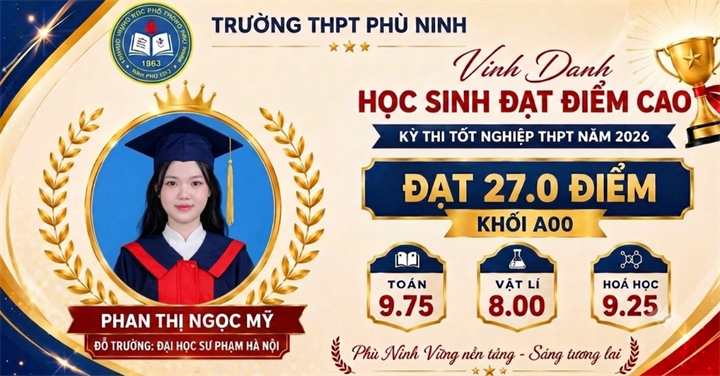 Trường THPT Phù Ninh (Phú Thọ): Niềm tự hào từ "mùa vàng, trái ngọt”, hân hoan bước vào năm học thứ 64 - 10