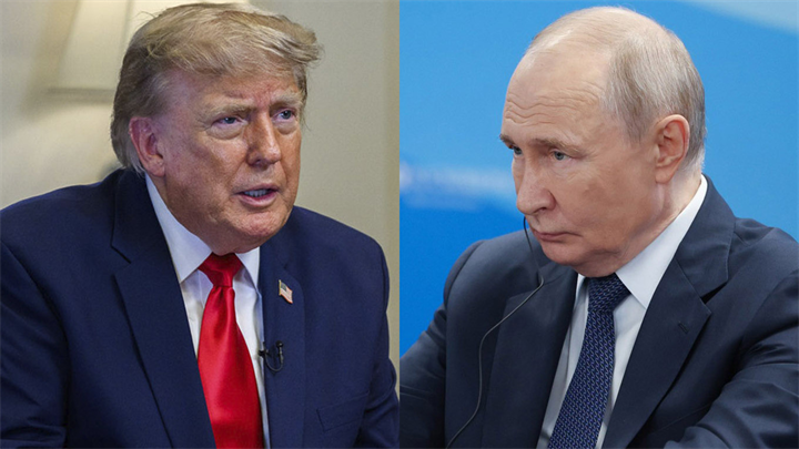 Tổng thống Nga Vladimir Putin và Tổng thống Mỹ Donald Trump. Ảnh: The Moscow Times