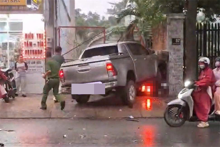 Hiện trường vụ tai nạn. Ảnh: A.X/Vietnamnet