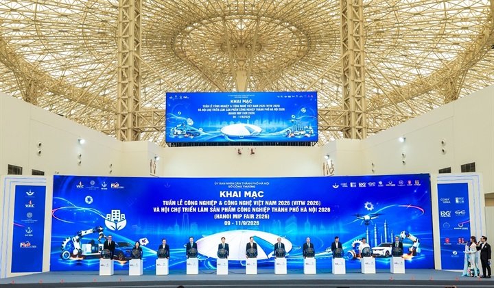 Lễ khai mạc VITW 2026 đã diễn ra tại VEC vào ngày 9/9/2026, mở đầu cho ba ngày triển lãm và hội nghị chuyên ngành. Nguồn ảnh Vingroup