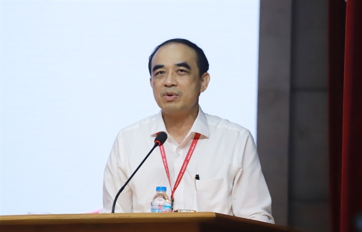 GS Nguyễn Hữu Tú, Hiệu trưởng Đại học Y Hà Nội. Ảnh: Lê Liên