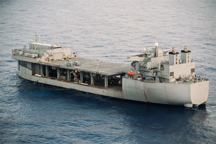 Ảnh minh họa tàu USS Miguel Keith , tàu căn cứ hải quân viễn chinh của Hải quân Mỹ. Ảnh: Trung sĩ Luis Agostini