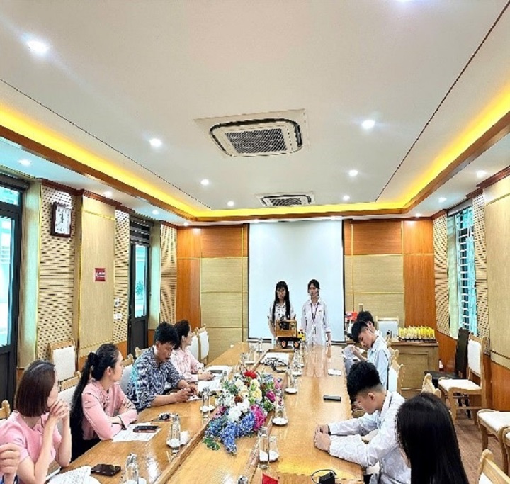 Tham gia cuộc thi sáng tạo TTN và nhi đồng cấp xã năm 2026. Nguồn ảnh Nhà trường cung cấp