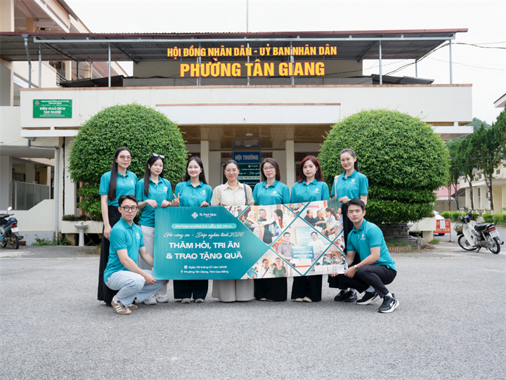 Phòng khám Da liễu St. Paul tiếp tục hành trình “Ghi công ơn – Đáp nghĩa tình” năm thứ ba. Nguồn ảnh St. Paul cung cấp