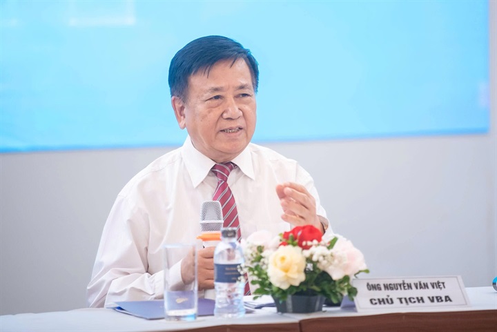 PGS.TS Nguyễn Văn Việt: “Minh bạch thông tin và đồng hành cùng các mục tiêu quốc gia không chỉ là trách nhiệm, mà là cách để nâng cao năng lực cạnh tranh của chính mình”. Nguồn ảnh Tân Hiệp Phát