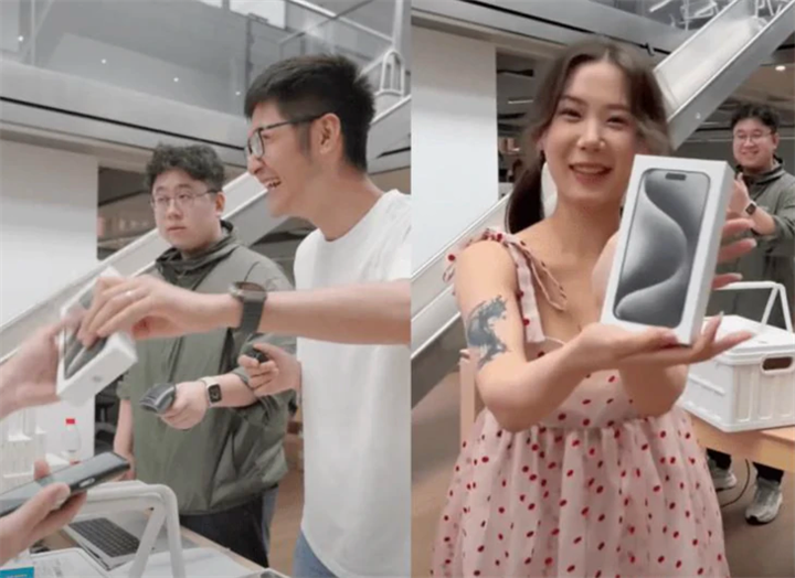 Chính sách tặng iPhone mới được MediaStorm duy trì từ năm 2022 đến nay. Ảnh: Sina