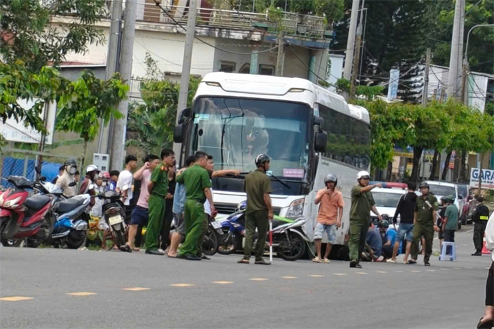 Hiện trường vụ tai nạn. Ảnh: A.X/ Theo VietNamNet.