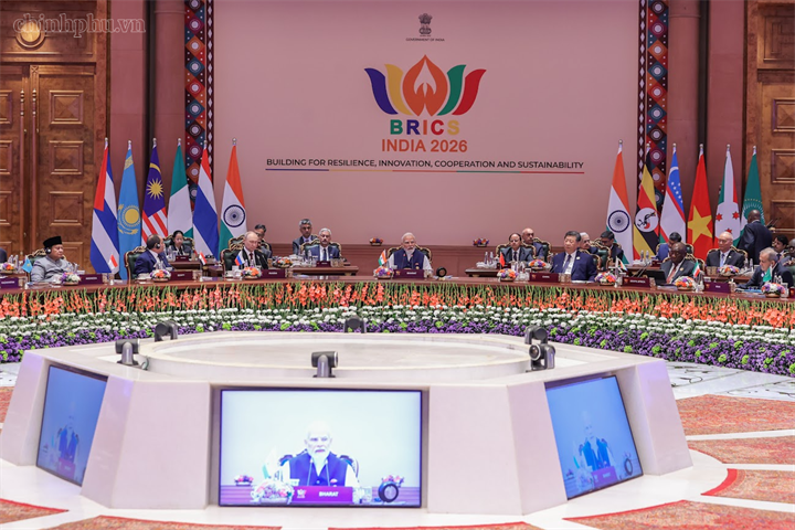 Thủ tướng Ấn Độ Narendra Modi phát biểu khai mạc Hội nghị - Ảnh: chinhphu.vn/Nhật Bắc