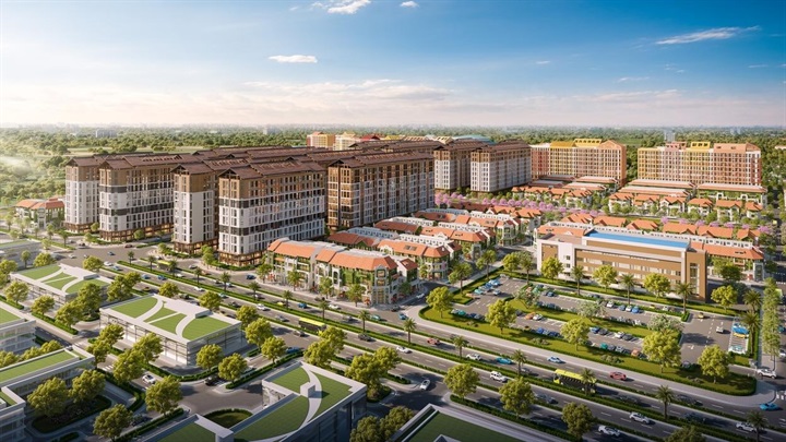 Sun Urban City gia tăng sức hút nhờ vị trí tiếp giáp các công trình hạ tầng trọng điểm. Ảnh phối cảnh: Sun Property