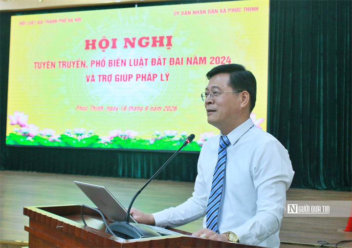 Ông Nguyễn Văn Hà - Phó Chủ tịch Hội Luật gia Tp.Hà Nội.