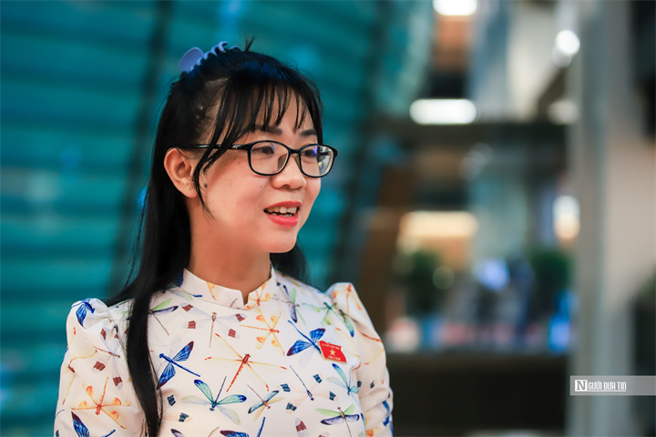 ĐBQH Trịnh Thị Tú Anh. (Ảnh: Hữu Thắng).