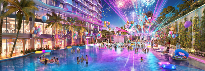 Một trong những tiện ích về đêm tại Alora Nha Trang (Nguồn: KDI Group)