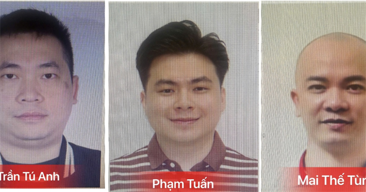 Các đối tượng trong vụ án. (Ảnh: Công an Hà Nội)