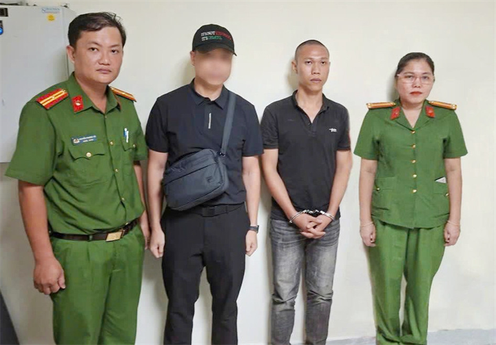 Nguyễn Minh Trung đã bị bắt giữ. Ảnh: Công an TP Cần Thơ