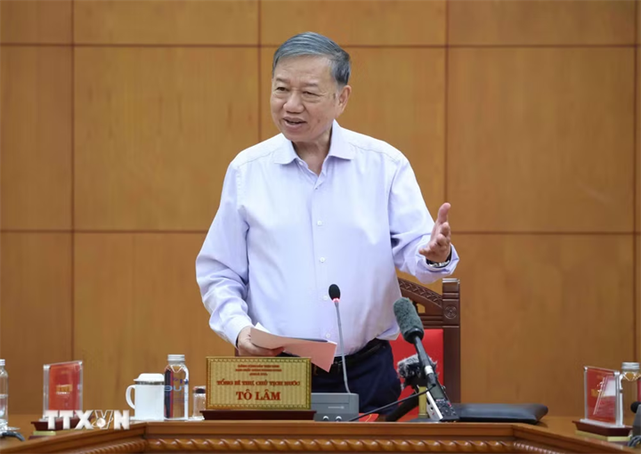 Tổng Bí thư, Chủ tịch nước Tô Lâm phát biểu chỉ đạo - Ảnh: TTXVN