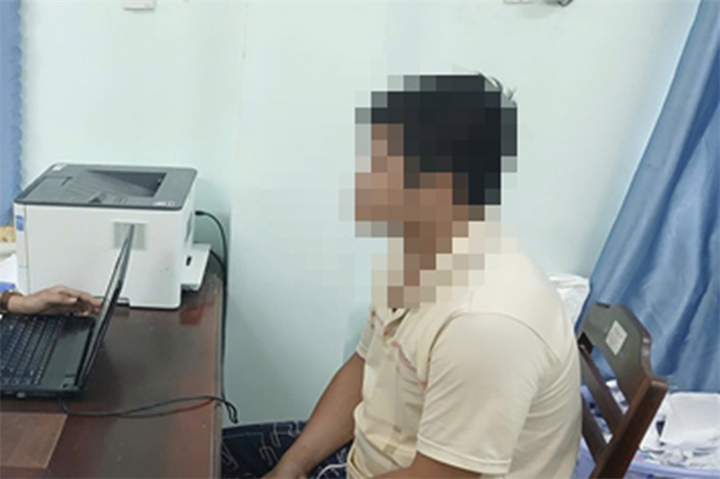 Võ Văn Tiền khai nhận do nợ nần, không có tiền trả nên đã thực hiện hành vi cướp giật dây chuyền. Ảnh: Công an Cần Thơ