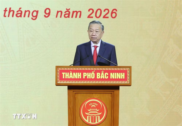 Tổng Bí thư, Chủ tịch nước Tô Lâm phát biểu chỉ đạo. (Ảnh: Thống Nhất/TTXVN)