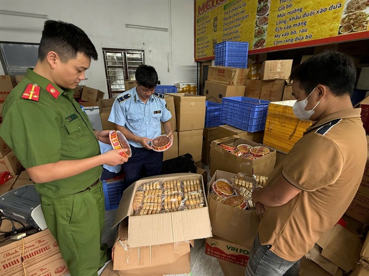 Ảnh xử lý vi phạm. Ảnh Công an tỉnh Ninh Bình.