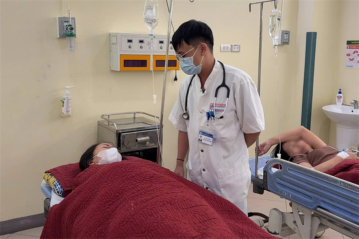 Bệnh nhân được điều trị tại Bệnh viện Trung ương Huế cơ sở 2. Ảnh: Dân Trí.