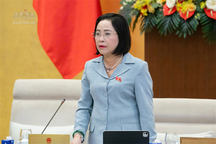 Phó Chủ tịch Quốc hội Nguyễn Thị Thanh (Ảnh: Media Quốc hội).