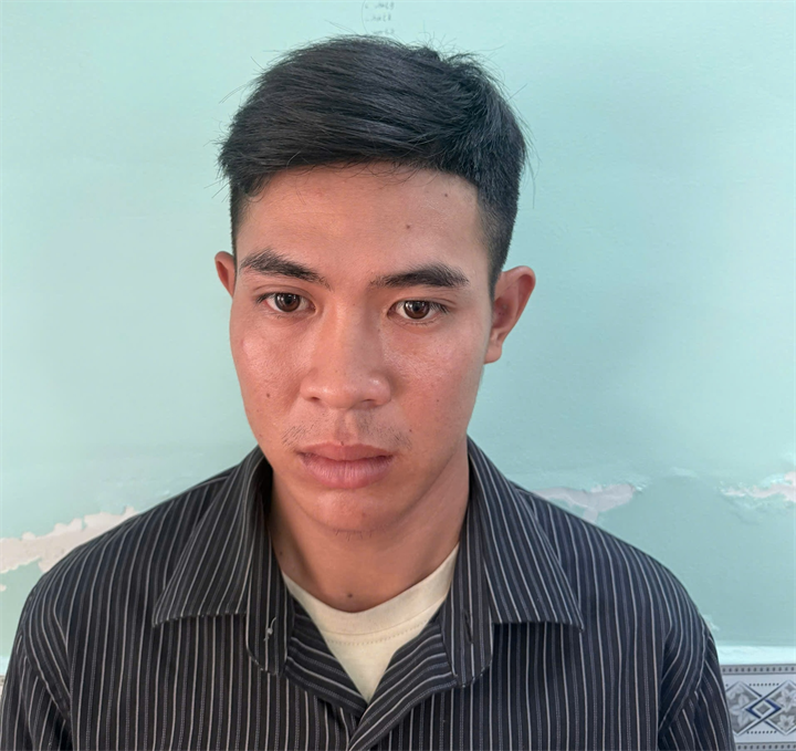 Bị can Ngô Quốc Định. Ảnh: Trang thông tin điện tử Công an tỉnh An Giang