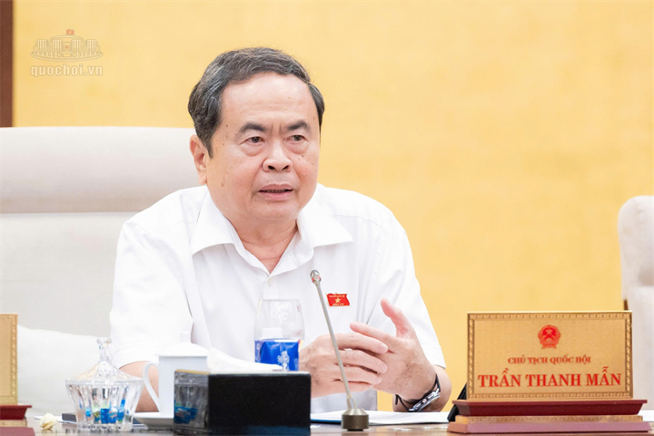 Chủ tịch Quốc hội Trần Thanh Mẫn (Ảnh: Media Quốc hội).