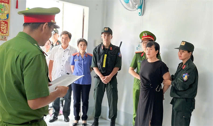 Cơ quan CSĐT Công an TP Cần Thơ đã khởi tố, bắt tạm giam đối với bị can Nguyễn Thị Châu. Ảnh: Công an TP Cần Thơ
