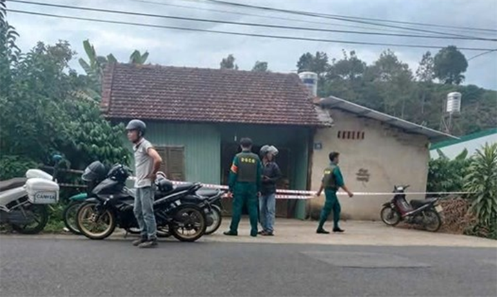 Hiện trường một vụ án mạng. Ảnh: Lao động