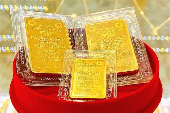 Giá vàng giảm. Ảnh minh họa/ Vneconomy