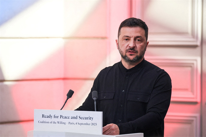 Tổng thống Ukraine Volodymyr Zelensky. Ảnh: Reuters
