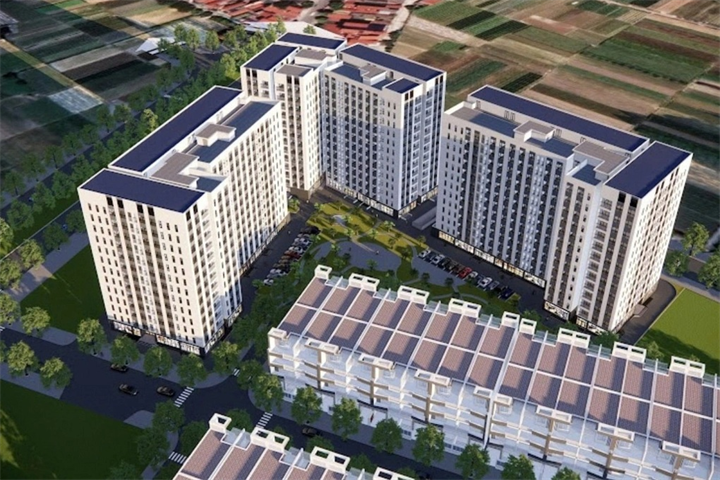 Phối cảnh dự án nhà ở xã hội Minh Đức (Ảnh: CĐT)./ Theo báo Dân trí.
