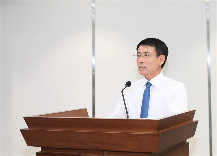 Phó Bí thư Thường trực Thành ủy Hà Nội Nguyễn Trọng Đông phát biểu chỉ đạo tại hội nghị (Ảnh: Quang Thái).