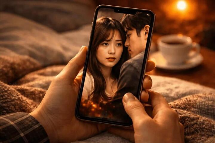 Mỗi tập phim thường dừng ngay trước cao trào, khiến người xem tò mò và dễ bấm sang tập tiếp theo. Ảnh minh hoạ/VTC News