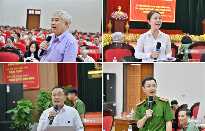 Các luật gia, chuyên gia giáp đáp vướng mắc cho phạm nhân.