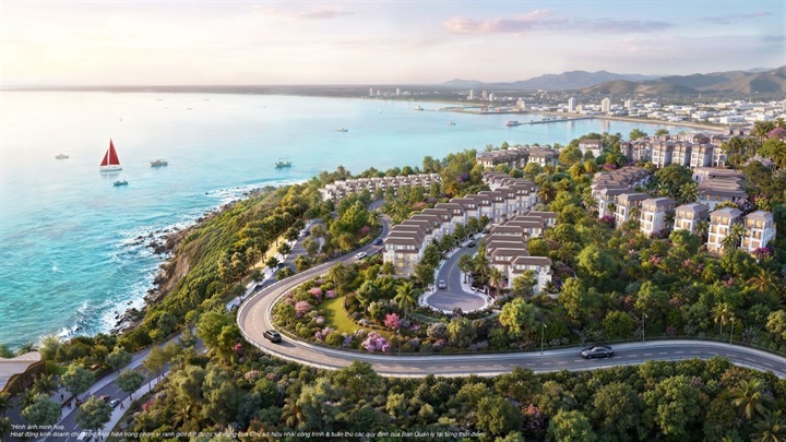 Hải Vân Wellness Hub quy mô 1,6 ha nằm trên sườn đồi, hội tụ tiện ích thư giãn, vận động và chăm sóc sức khỏe. Nguồn ảnh Vingroup