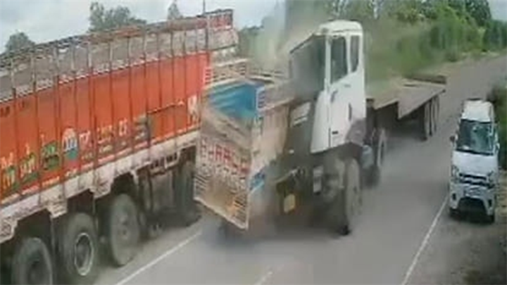 Hiện trường vụ tai nạn. Ảnh: Amar Ujala