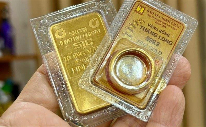 Giá vàng nhẫn tăng giảm khác nhau tùy thương hiệu. Ảnh minh họa: Lao động