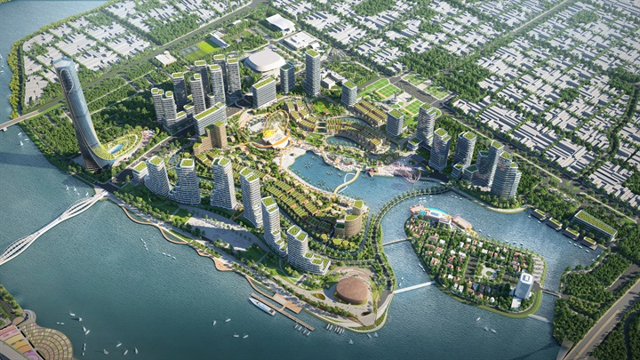 Đà Nẵng cùng Sun Group đang kiến tạo những "siêu hạ tầng mềm" chưa từng có như Da Nang Downtown - "Tổ hợp giải trí - đêm" ngay trung tâm thành phố. Nguồn ảnh Sun Group