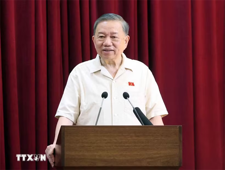 Tổng Bí thư, Chủ tịch nước Tô Lâm phát biểu. (Ảnh: Thống Nhất/TTXVN)