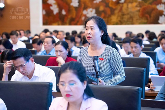 ĐBQH Tô Ái Vang (Ảnh: Media Quốc hội).