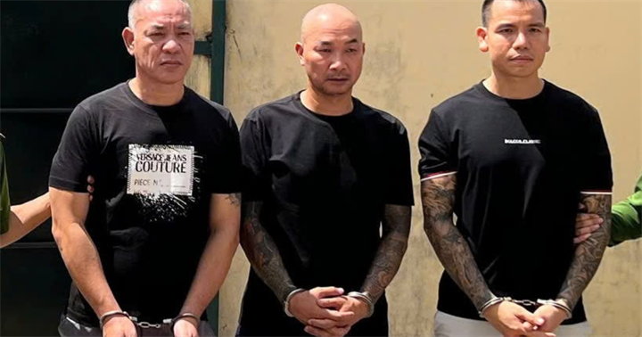 Các đối tượng (từ trái qua phải): Nguyễn Văn Dũng; Phạm Trung Kiên; Phạm Tiến Mạnh. (Ảnh: Bộ Công an)