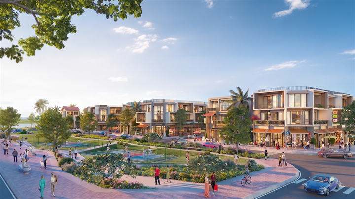 Bộ sưu tập The Elite (Nam Nha Trang) sở hữu diện mạo bề thế với mặt tiền từ 7,5m – 10m. Nguồn ảnh Sun Group
