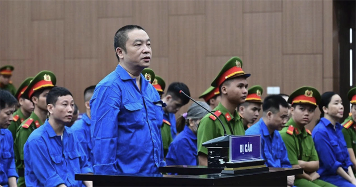 Bị cáo Trần Văn Trường tại tòa (Ảnh: Trung Phương).