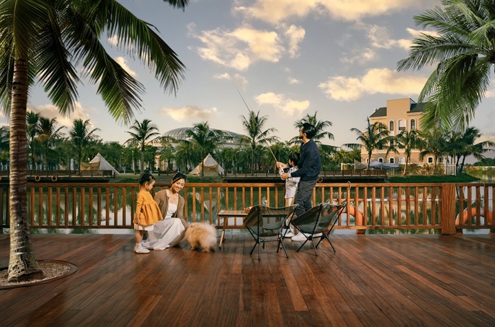 Cảnh quan được chăm sóc và hoạt động cộng đồng góp phần duy trì sức sống đô thị, bổ sung giá trị sử dụng cho mỗi căn nhà. Nguồn ảnh Vingroup