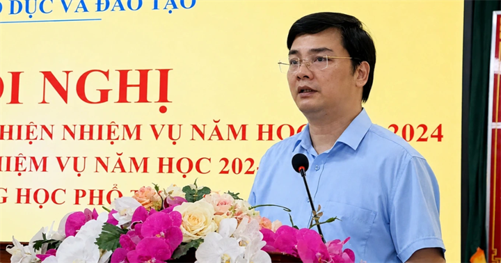 Ông Vũ Đình Hưng, Giám đốc Sở Giáo dục và Đào tạo tỉnh Tuyên Quang (Ảnh: Báo Tuyên Quang).