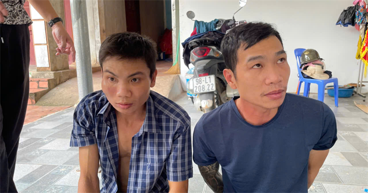 Các đối tượng trong vụ án. (Ảnh: Công an tỉnh Hưng Yên)