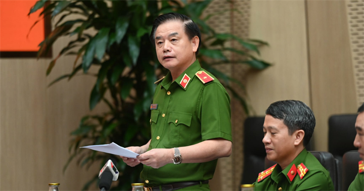 Thiếu tướng Trần Văn Toản, Phó Chánh Văn phòng Cơ quan Cảnh sát điều tra Bộ Công an đã thông tin tại họp báo.